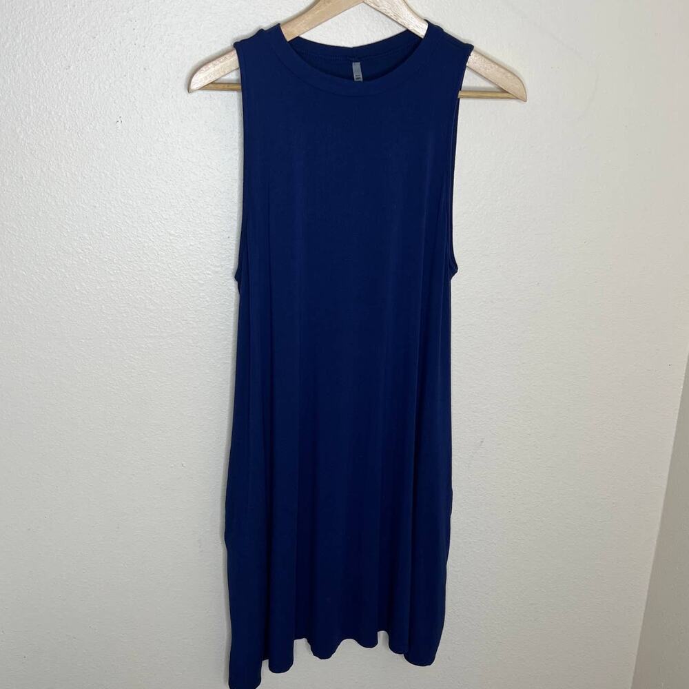 Jolie Navy Tank Dress Medium